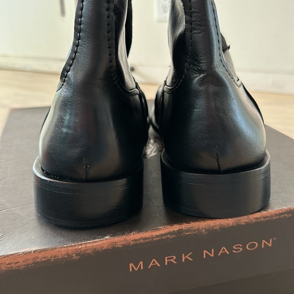 Mark Nason DESIGNER men’s dress boots VERY UNUSUAL Black 12 NEW in box - Picture 4 of 10
